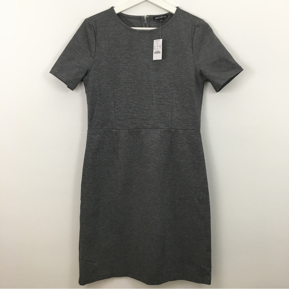 NEW J. Crew Women’s Short Sleeve Ponte Knit Dress Size 6